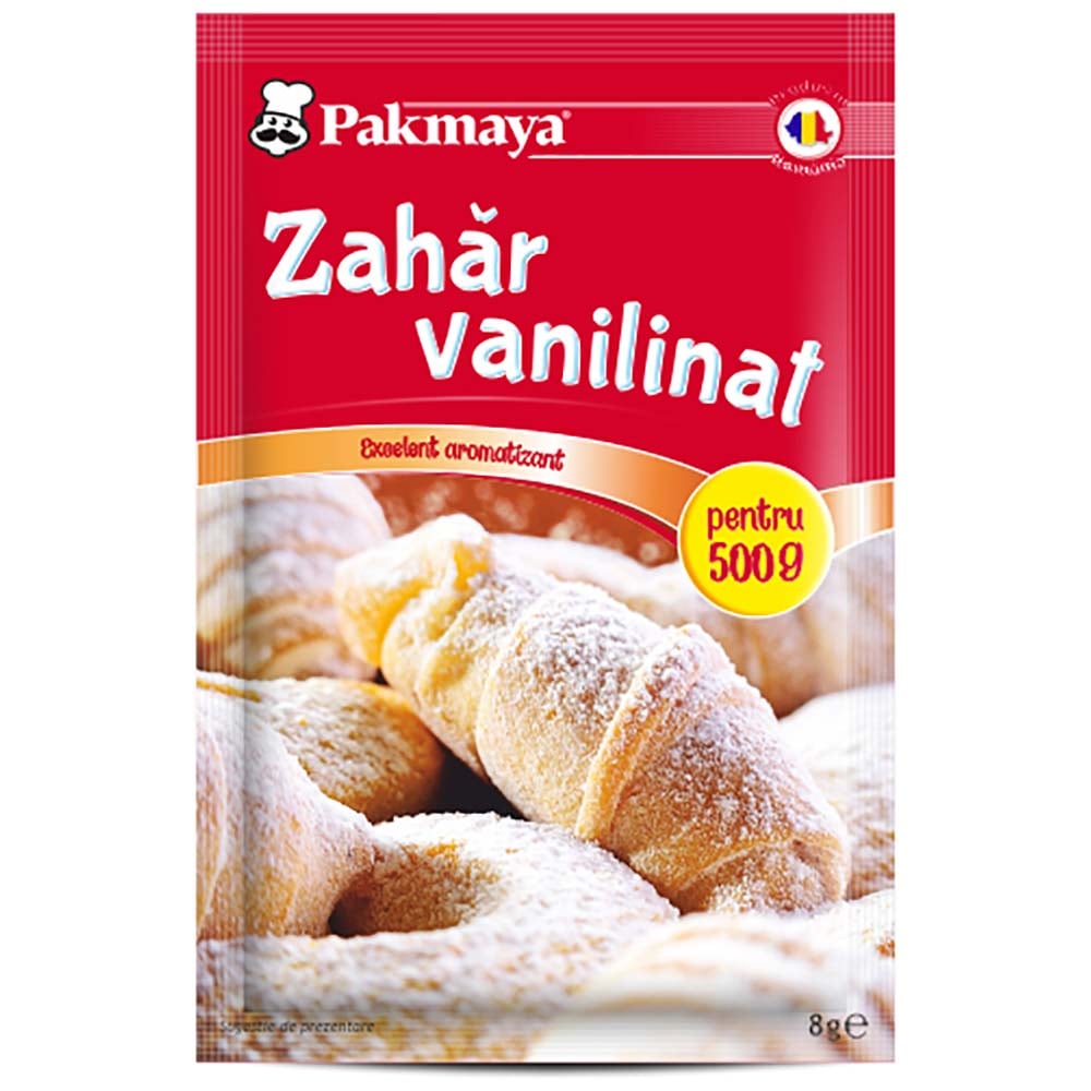 Cutie Zahar vanilinat Pakmaya 8 g x 40 pliculete