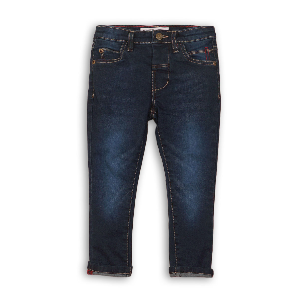 Pantaloni denim cu detalii de cusatura, Minoti Shore