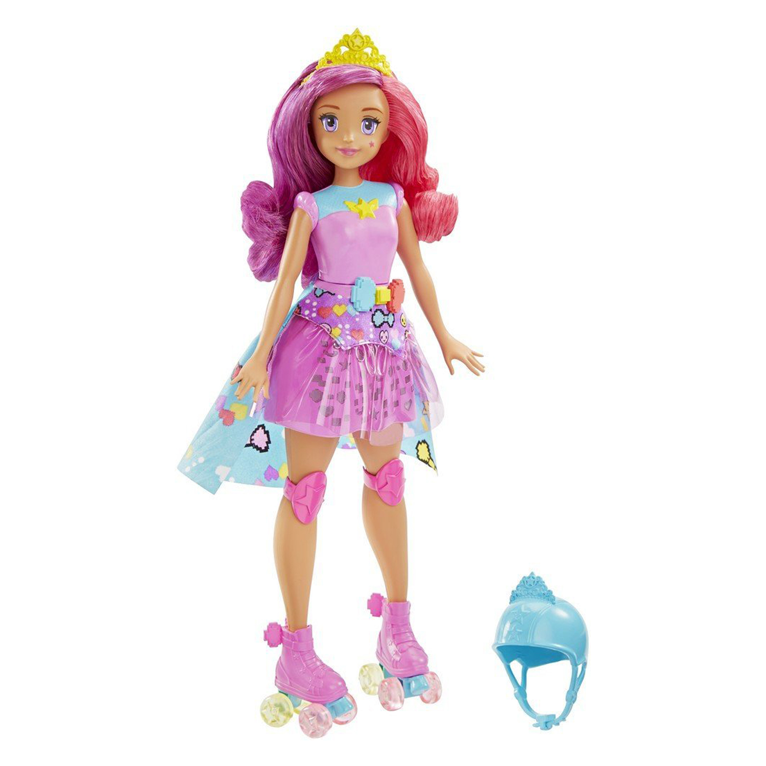 papusa barbie bella pe patine - video game hero