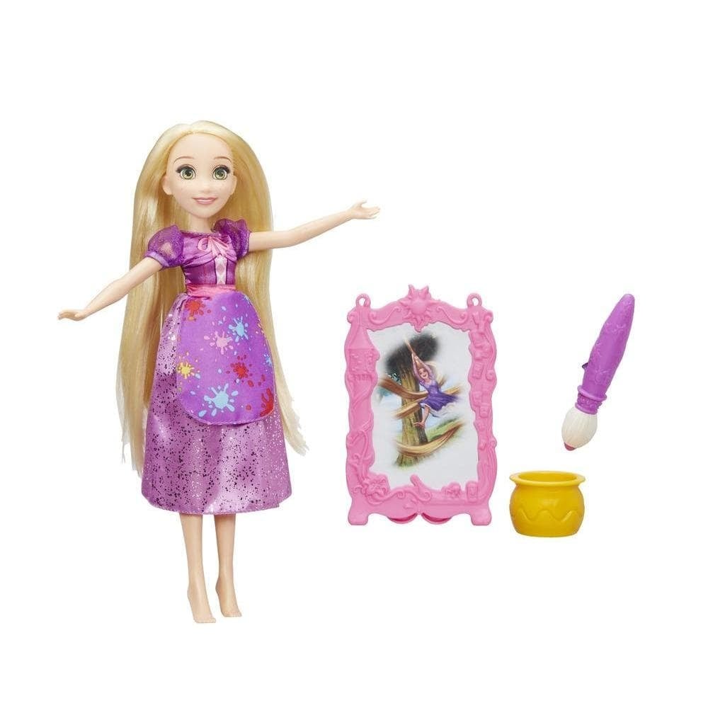 papusa disney princess - sevaletul pentru pictura al lui rapunzel