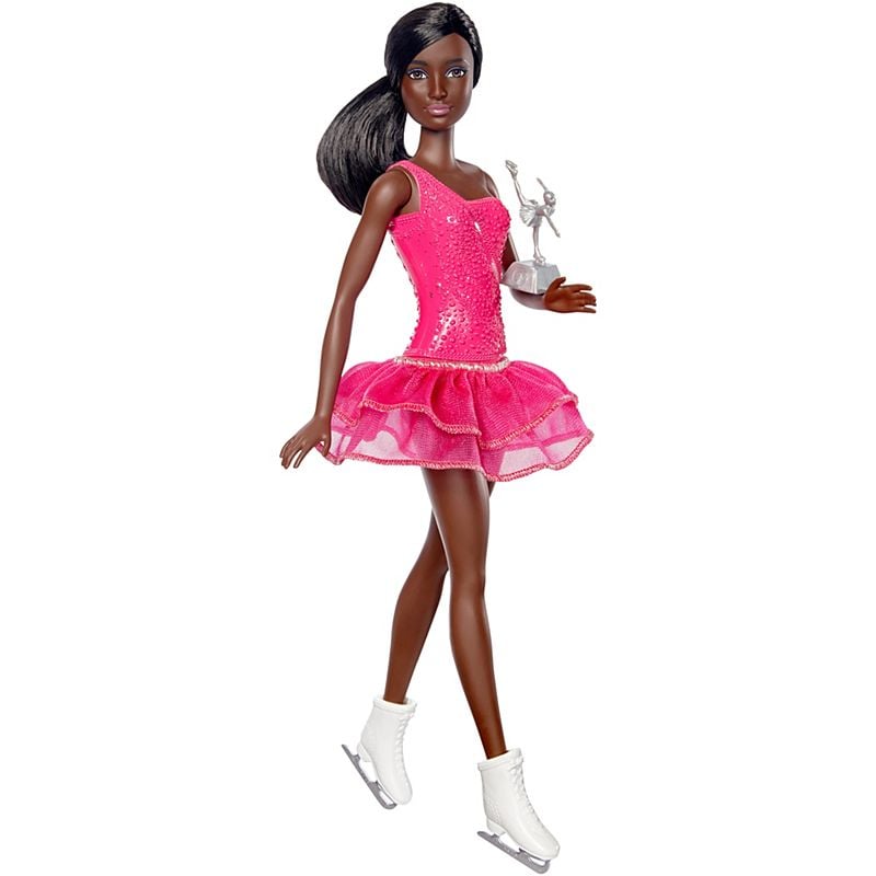 Papusa Barbie Career, Patinatoare creola FCP27
