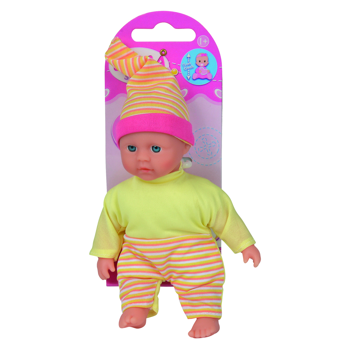 Papusa bebelus my little sweet laura simba galben