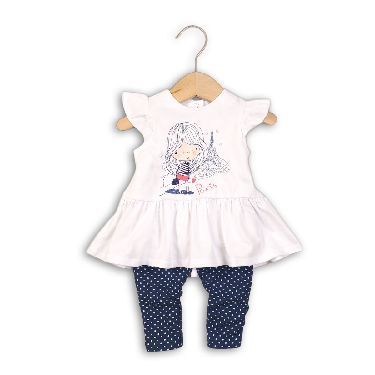 set bluza cu volane si pantaloni minoti paris