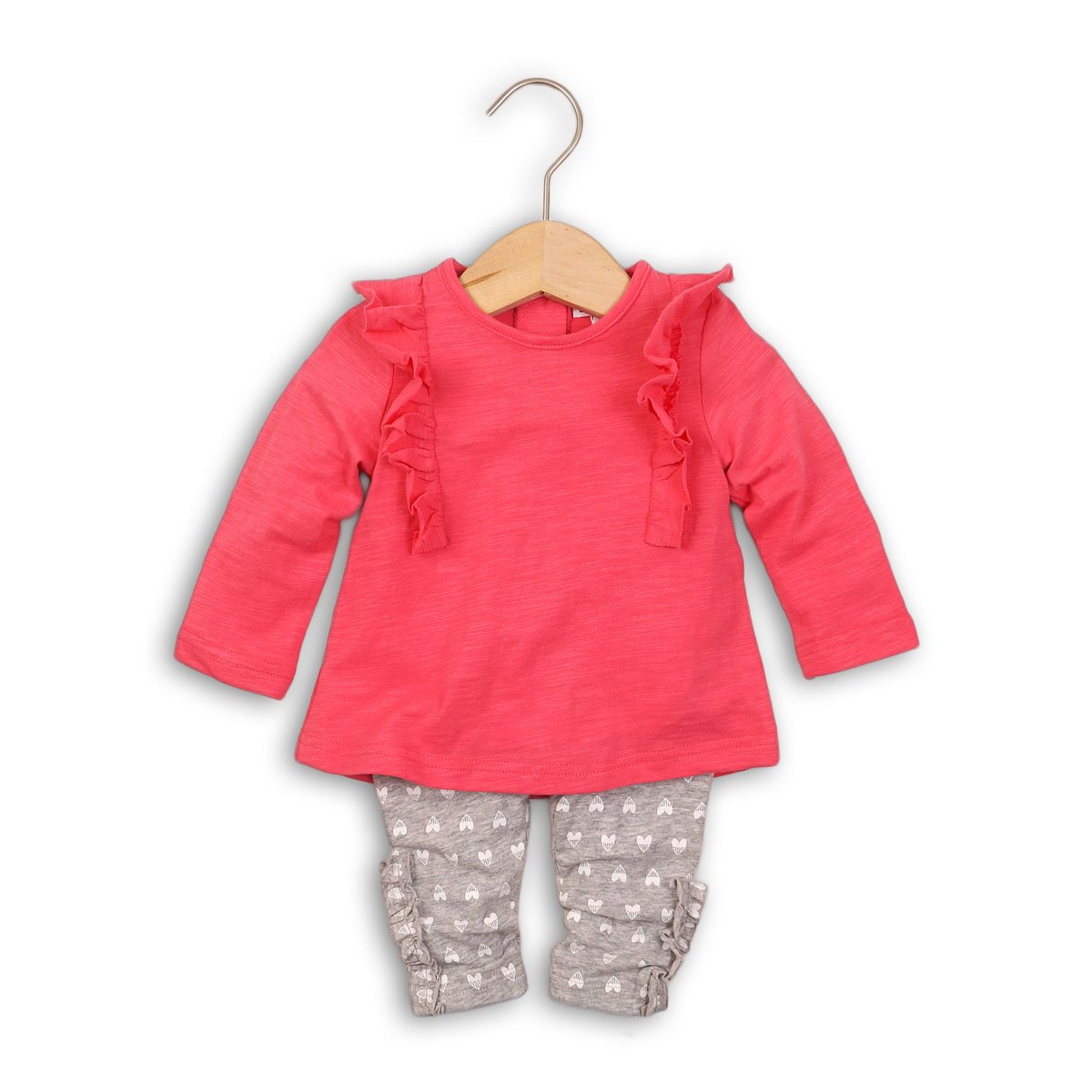 set bluza cu volane si pantaloni cu imprimeu minoti paris