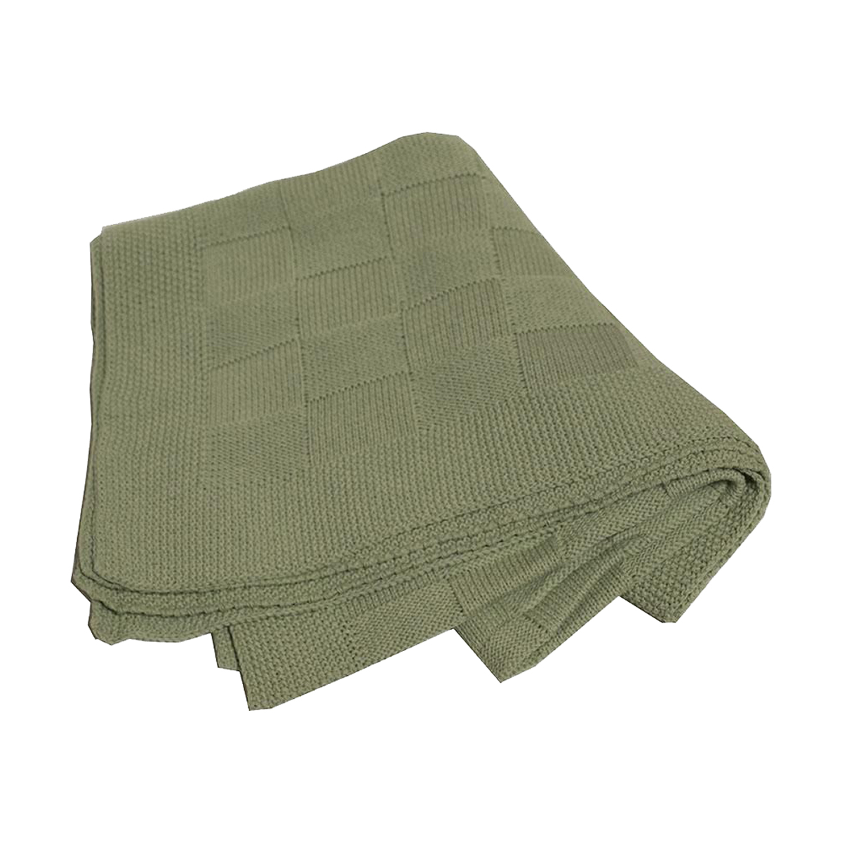 Paturica bebe BebeMix Careu 80x100 cm - Vernil