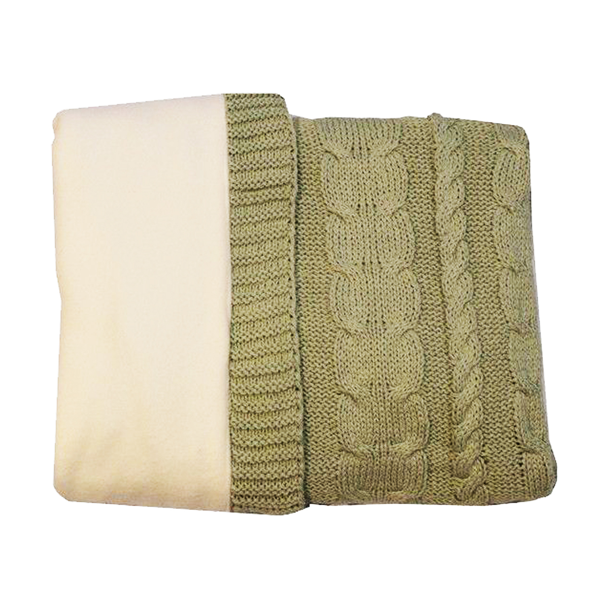 paturica bebemix pearl de iarna 80x100 cm, verde