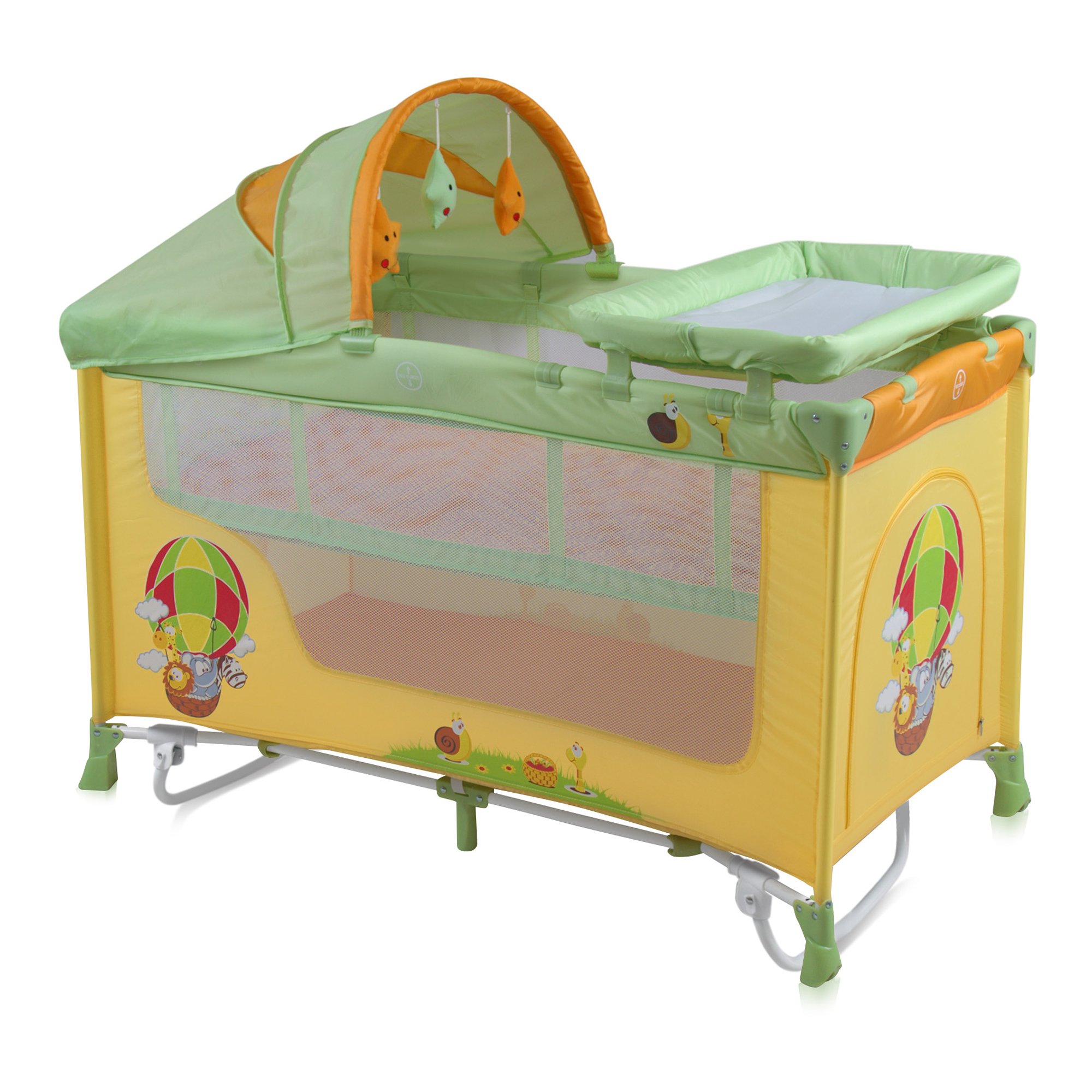 patut bebe lorelli classic nanny 2 plus rocker - multicolor ballon