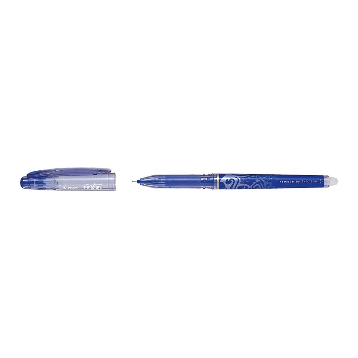 Pix cu varf fin roller frixion point pilot, albastru, 0.5 mm