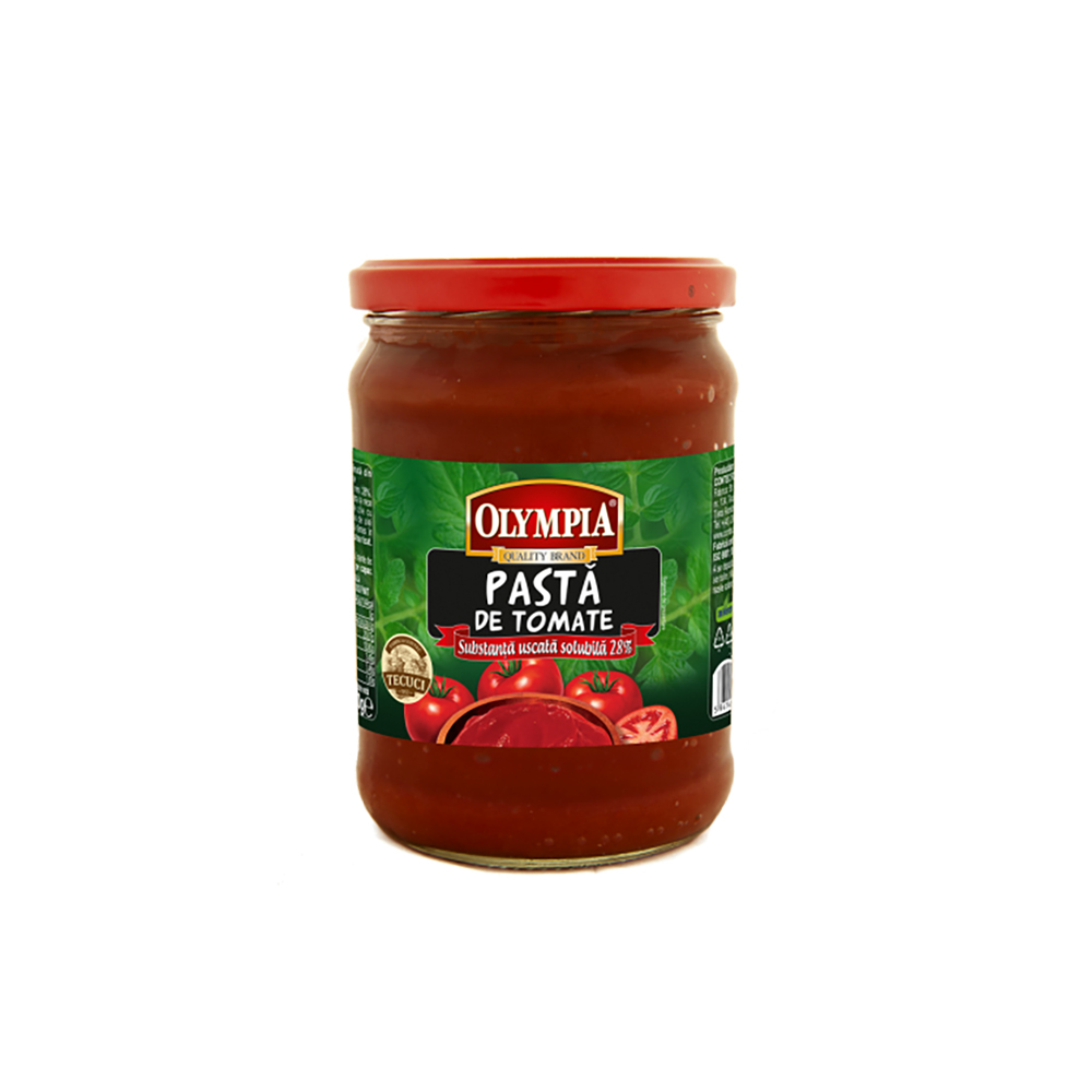 Pasta de tomate olympia 28%, 314 g