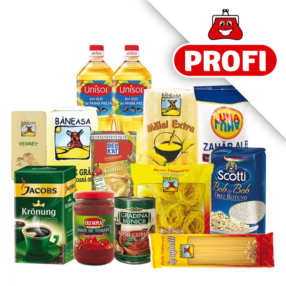 PROFI, Pachet cu produse alimentare de baza