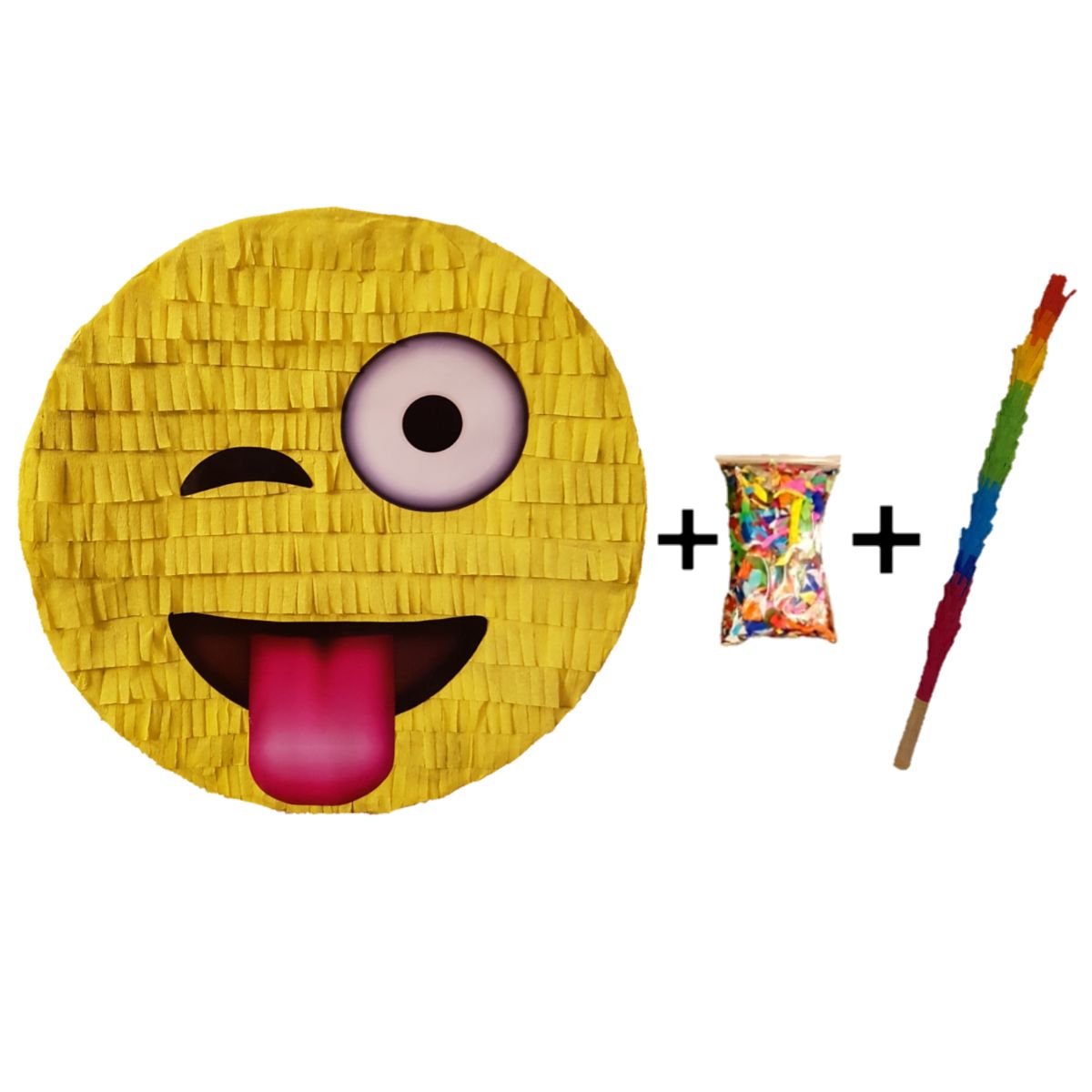 Pinata cu bat si confetti Emoji Zurliu, PinaStar Articole de petrecere 2023-09-21