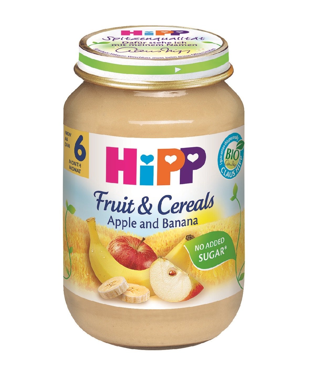 Piure HiPP din cereale, mere si banane,190 g Hipp