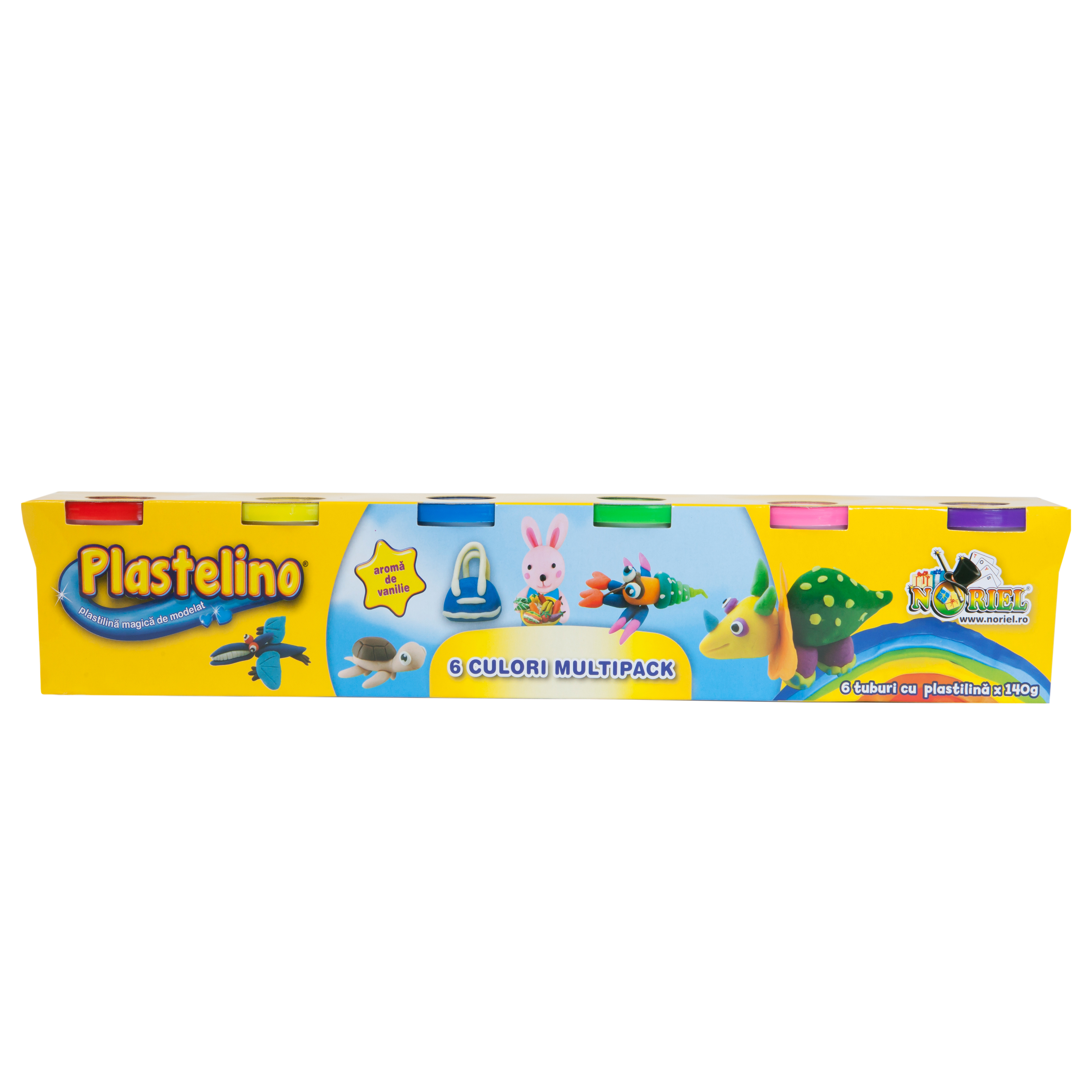 plastelino - multipack, 6 culori de plastilina