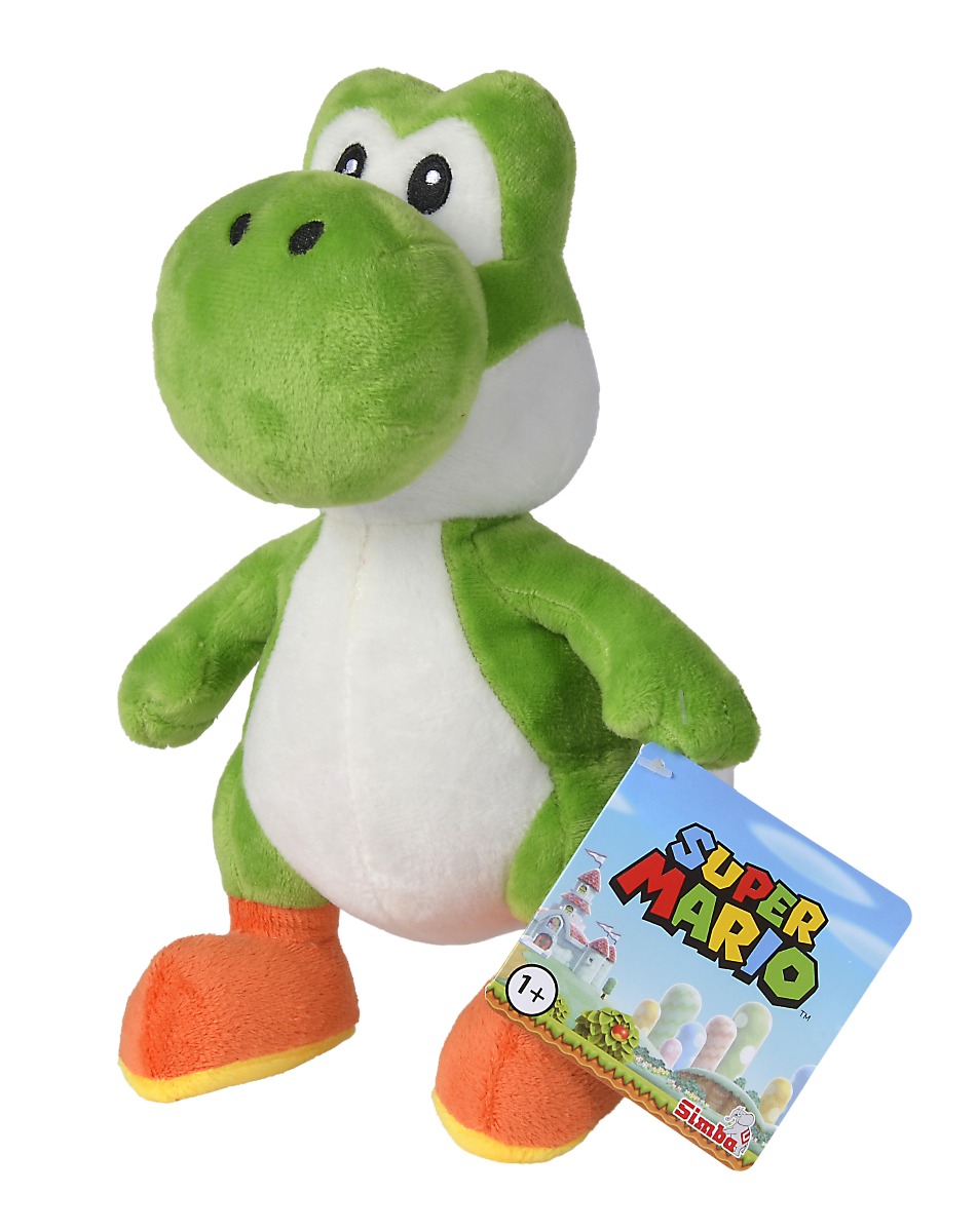 Jucarie de plus Super Mario, Dinozaurul Yoshi, 20 cm noriel.ro
