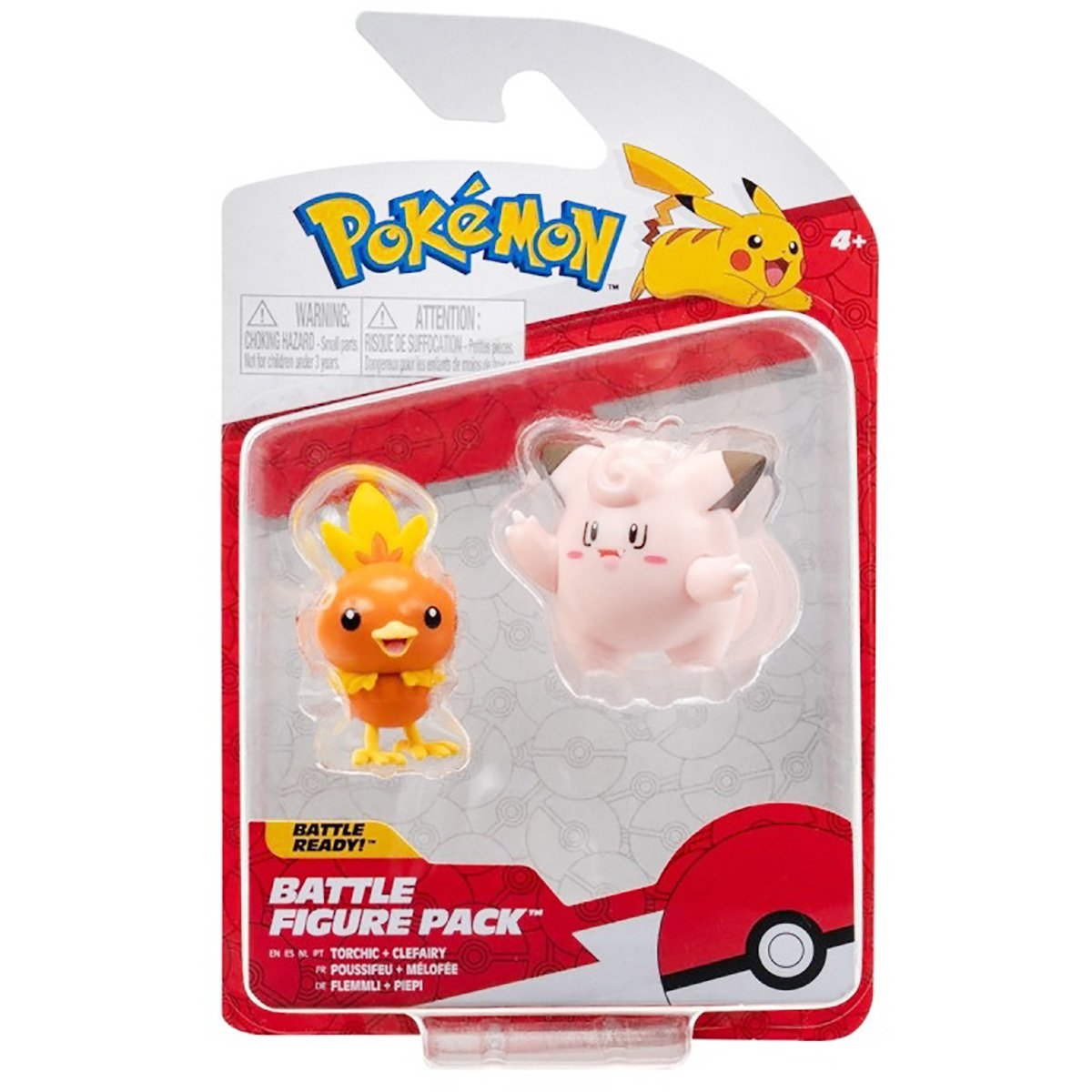 Set Figurine articulate Pokemon S2, Torchic si Clefairy