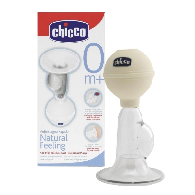pompa manuala de san anti-stagnare chicco natural feeling