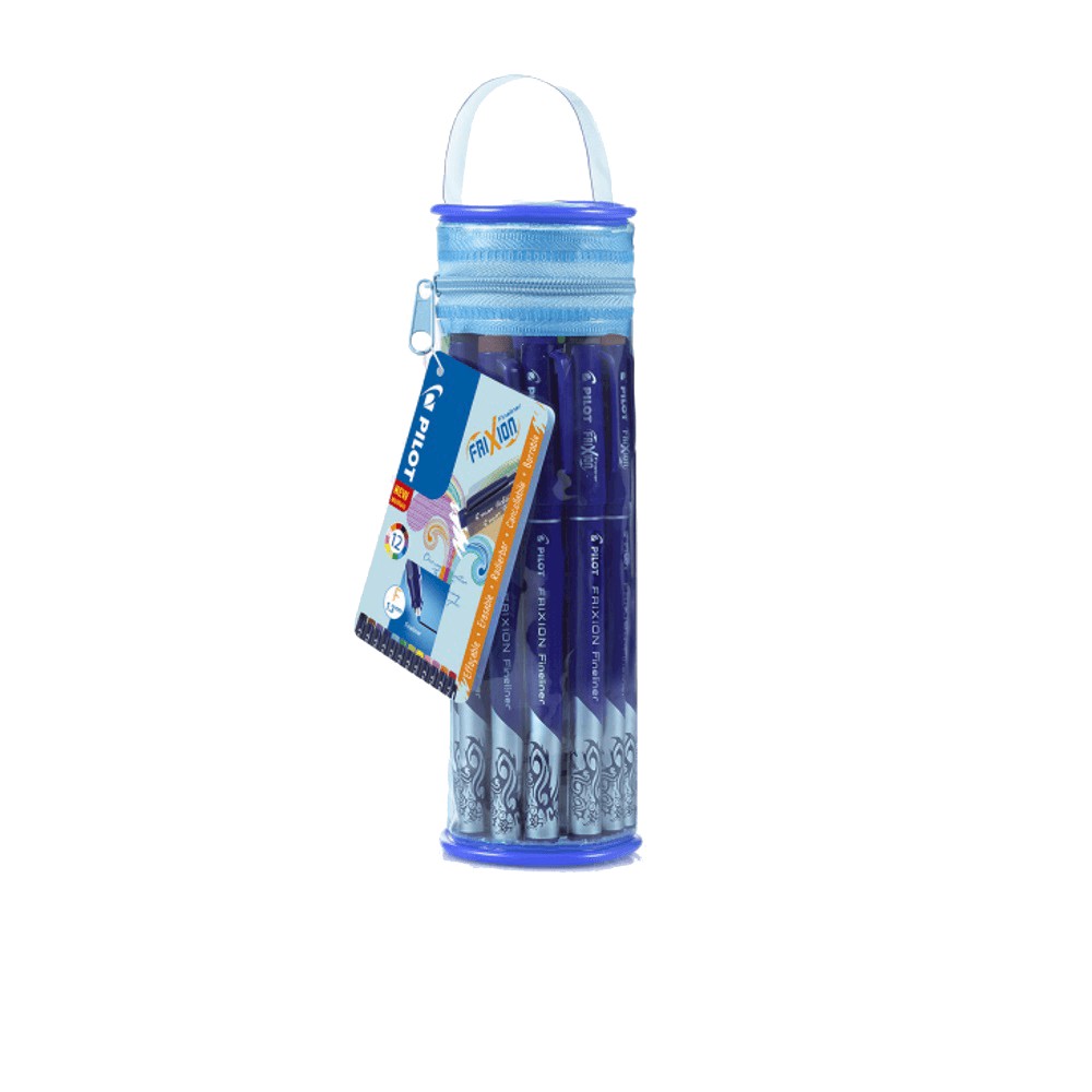 Penar echipat fineliner pilot frixion, 12 culori