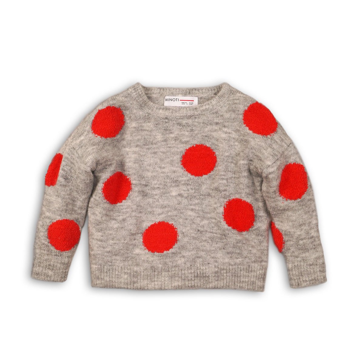 Pulover tricotat cu buline Minoti Gang M318C004