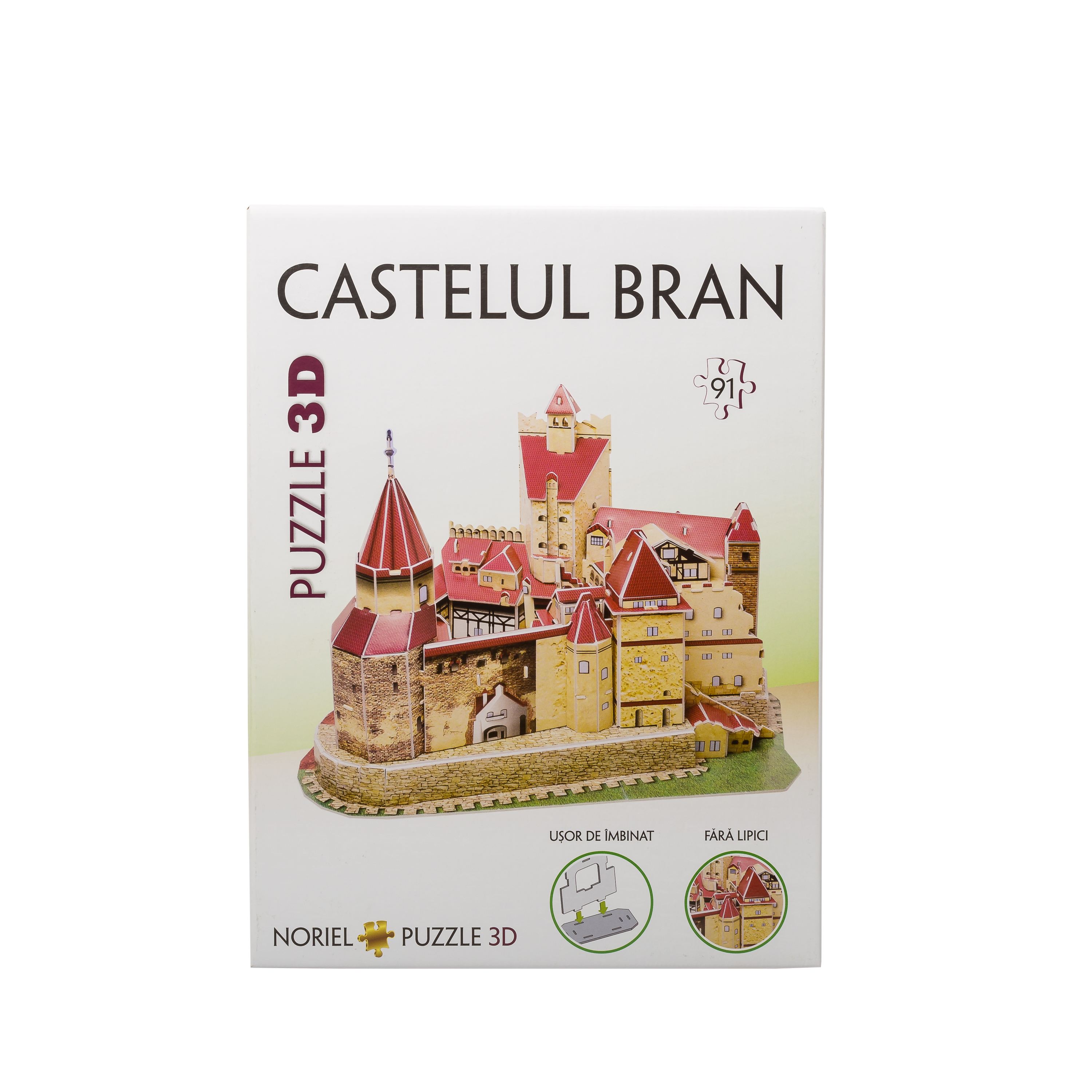 puzzle 3d noriel - castelul bran (91 piese)