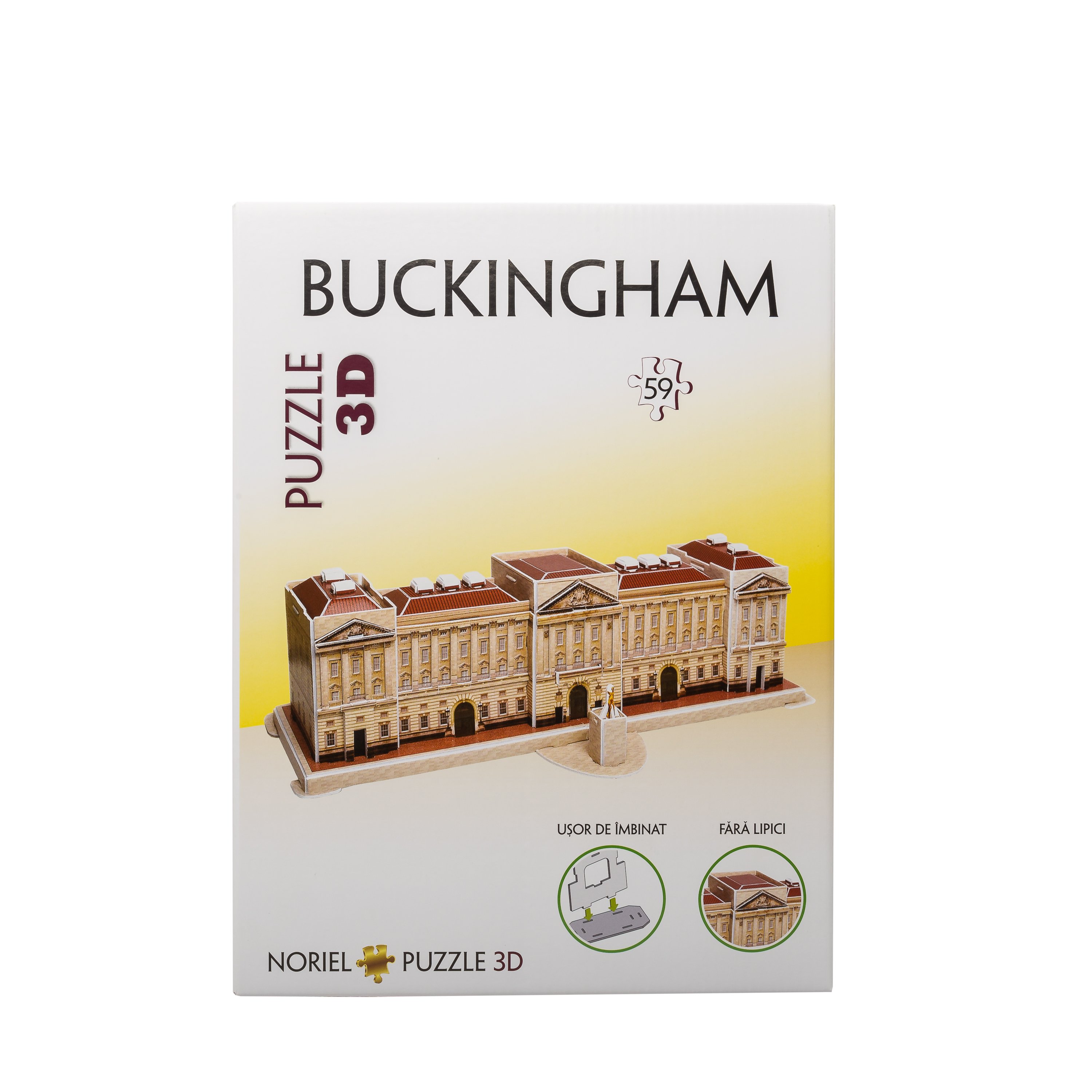puzzle 3d noriel - palatul buckingham (59 piese)