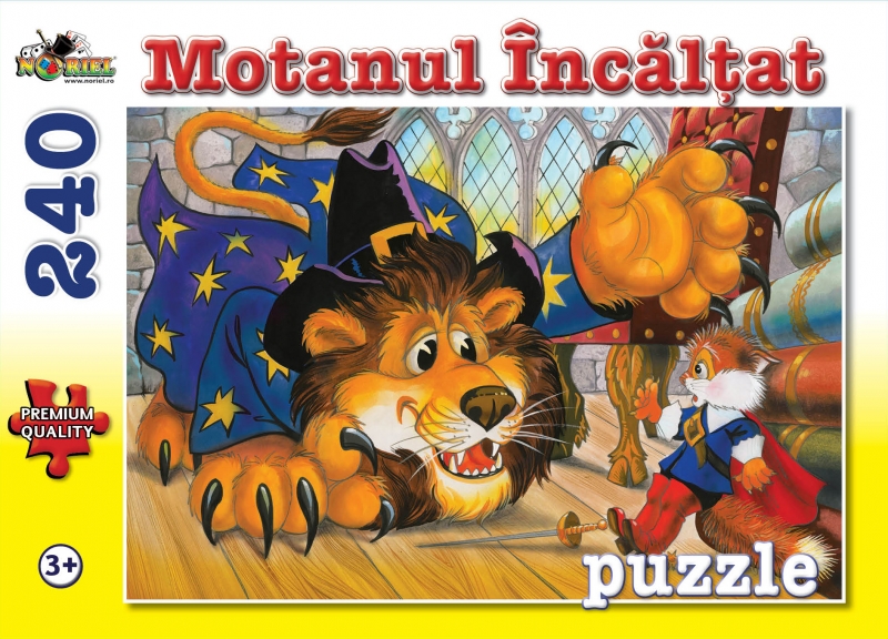 puzzle noriel - motanul incaltat, 240 piese