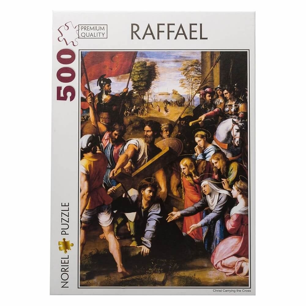 puzzle noriel pictura clasica - raffael, hristos carand crucea, 500 piese