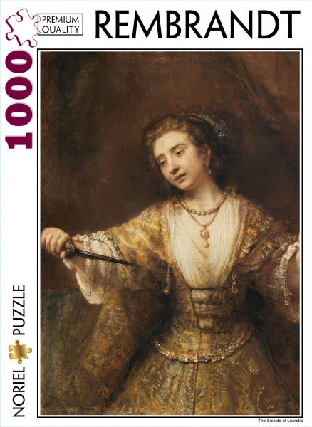 Puzzle Noriel Pictura Clasica - Rembrandt, Lucrezia, 1000 piese