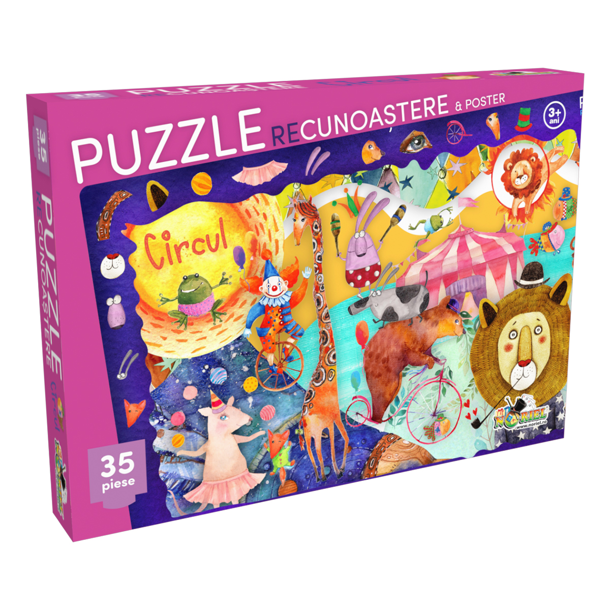 puzzle noriel - recunoastere circul (35 piese)