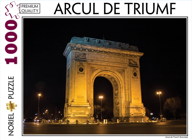 Puzzle Noriel Romania turistica - Arcul de Triumf, 1000 piese