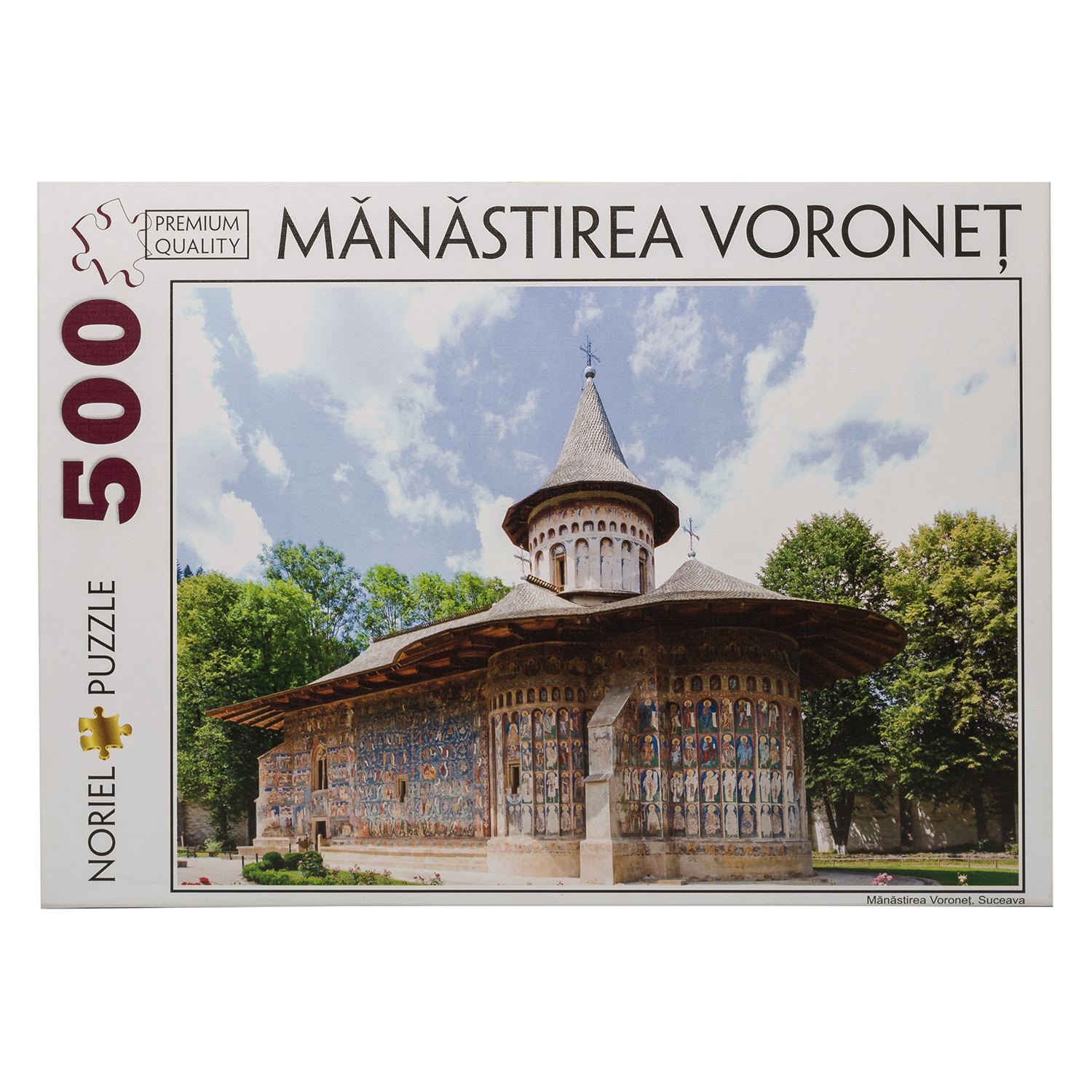 Puzzle Noriel Romania turistica - Manastirea Voronet, 500 piese