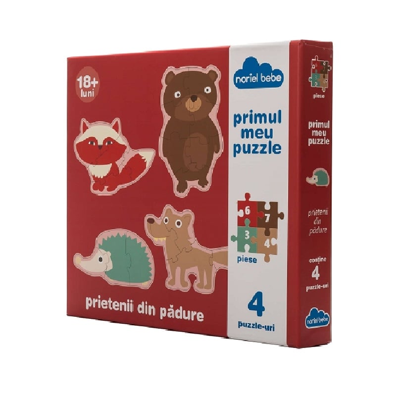 puzzle premium noriel bebe - prietenii mei din padure