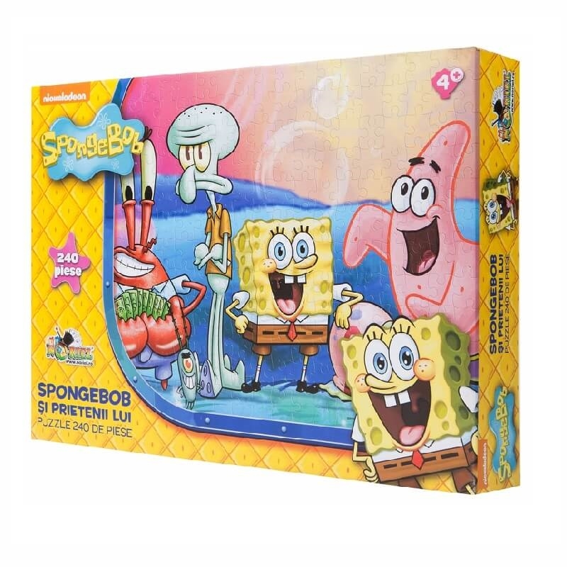 puzzle spongebob - spongebob si prietenii lui, 240 piese