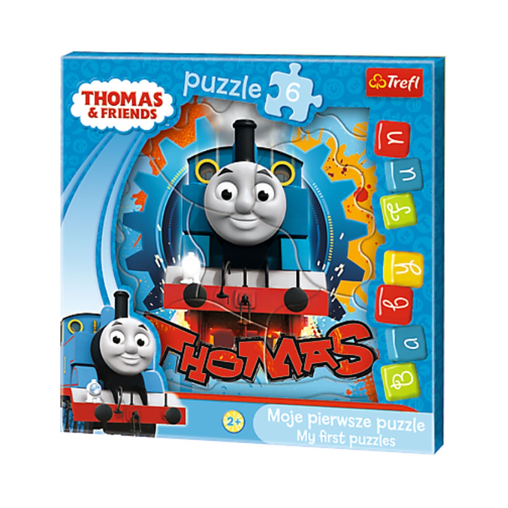 puzzle trefl baby fun thomas si prietenii sai, 6 piese