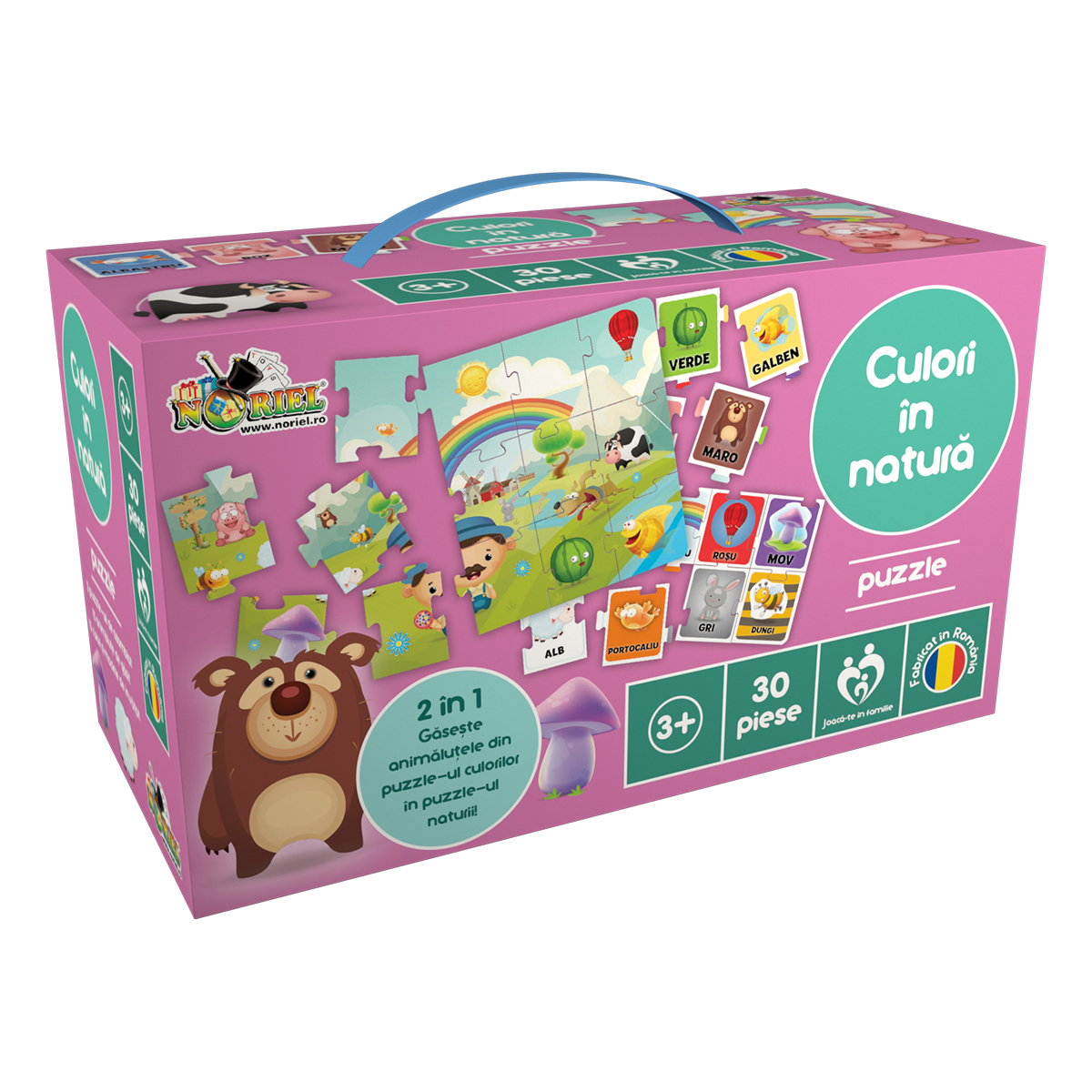 Puzzle noriel - culori in natura