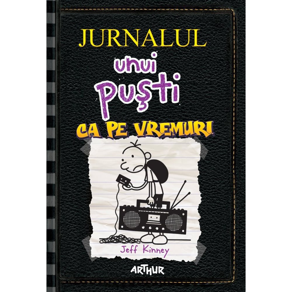 Carte Editura Arthur, Jurnalul unui pusti 10. Ca pe vremuri, Jeff Kinney 10! imagine 2022 protejamcopilaria.ro