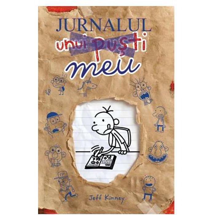 Carte editura arthur - jurnalul meu. jurnalul unui pusti, jeff kinney