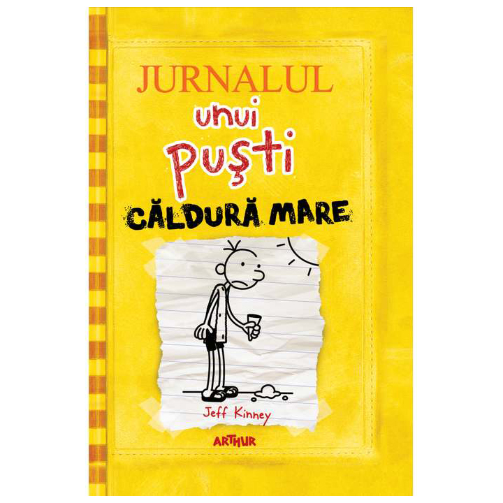 Carte editura arthur - jurnalul unui pusti 4. caldura mare