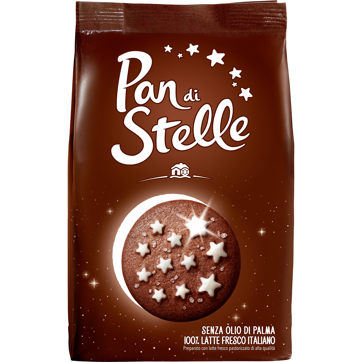 Biscuiti de ciocolata Pan di Stelle Mulino Bianco, 350 g imagine