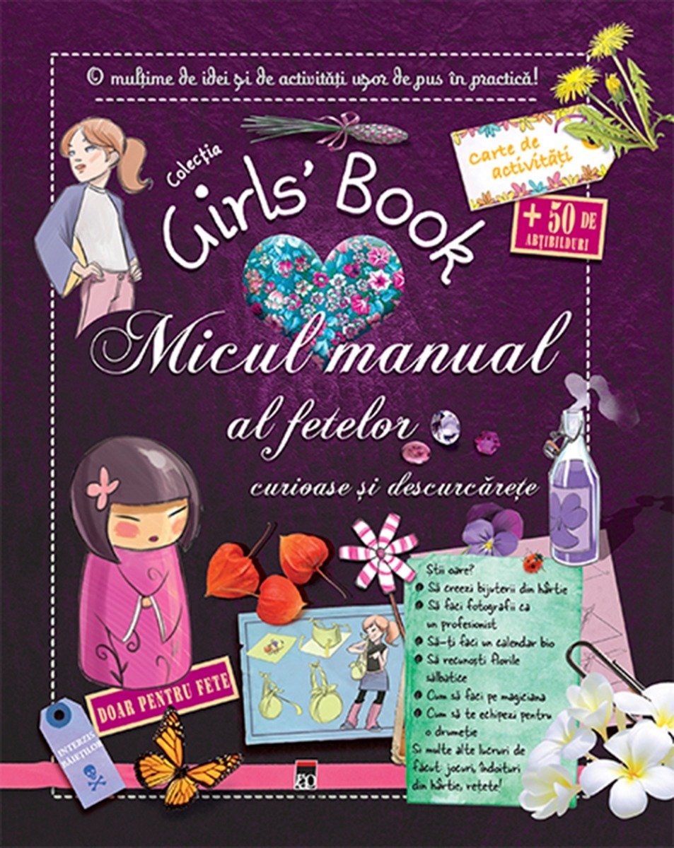 Micul manual al fetelor curioase si descurcarete, Michele Lecreux carti imagine noua responsabilitatesociala.ro