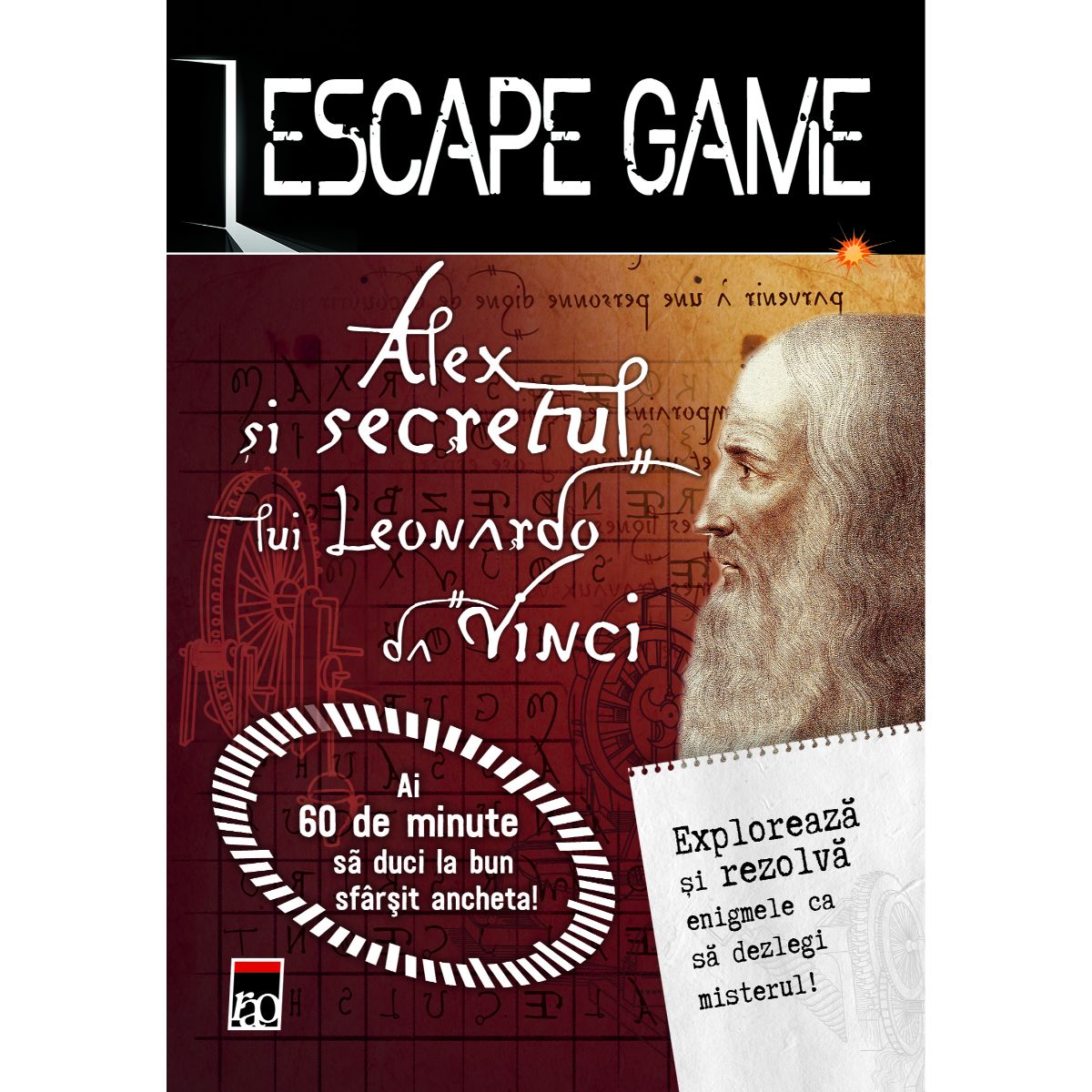 Escape game. Alex si secretul lui Leonardo Da Vinci, Vincent Raffaitin (Leonardo imagine 2022 protejamcopilaria.ro