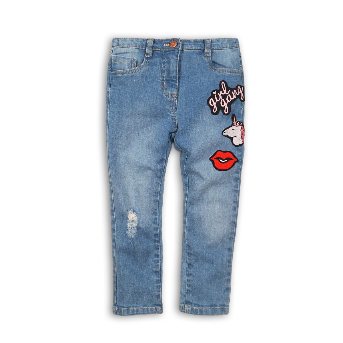 blugi cu broderie minoti rebel