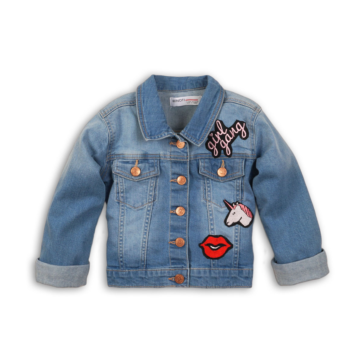 jacheta denim cu aplicatie minoti rebel