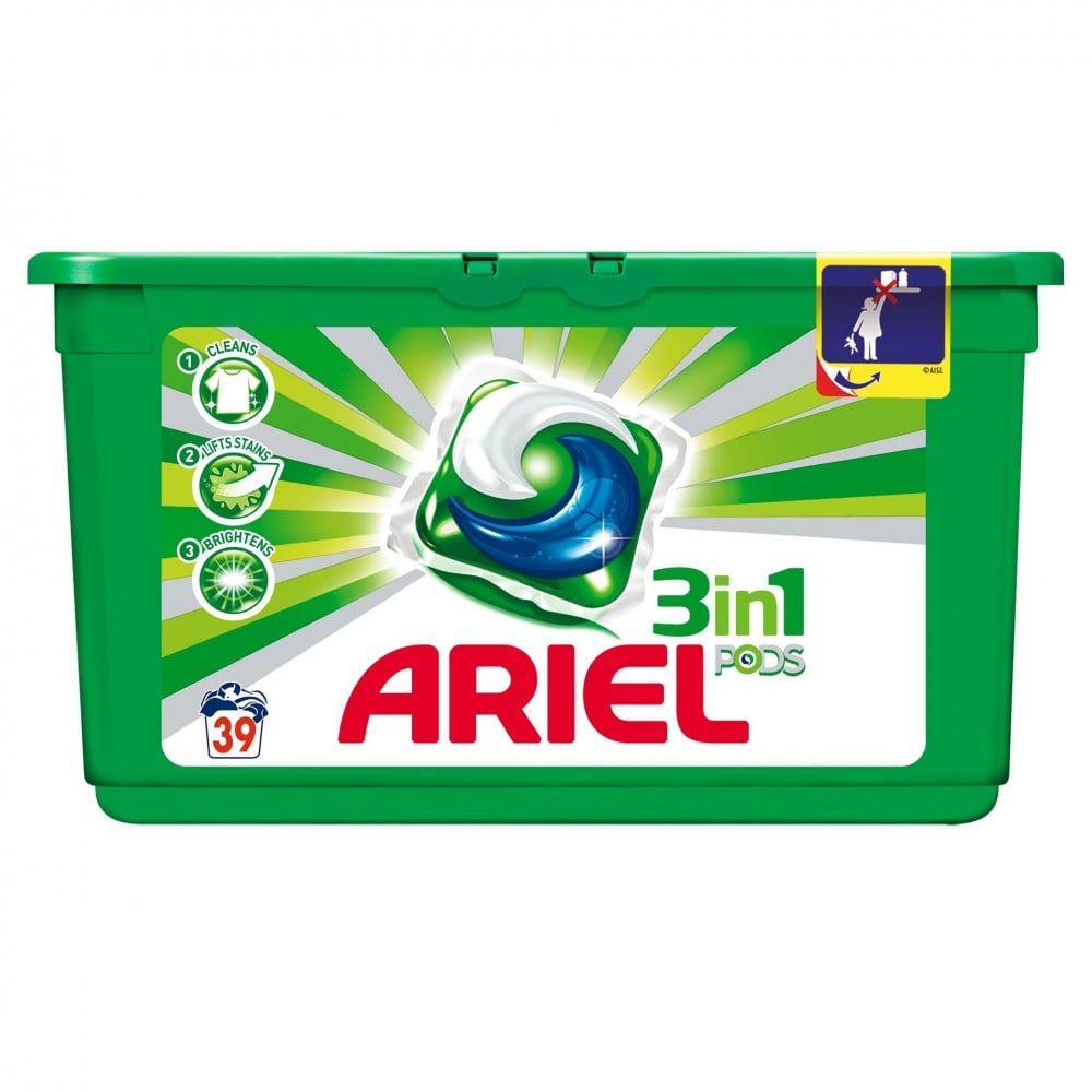 Detergent ariel capsule regular, 39 x 27 g