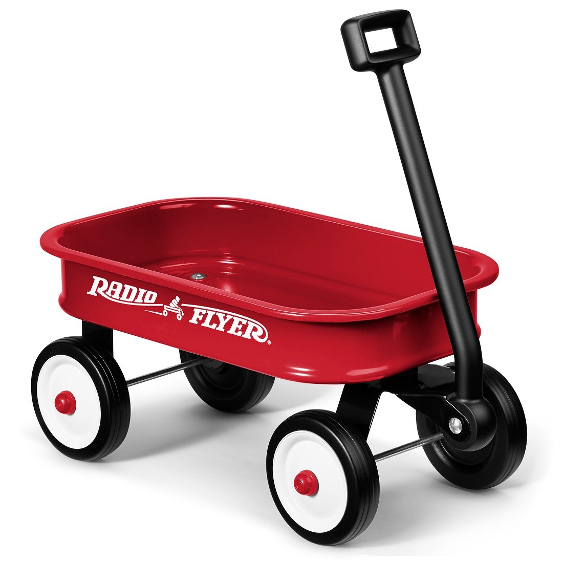 Carucior de tractat Radio Flyer Little Wagon, Rosu