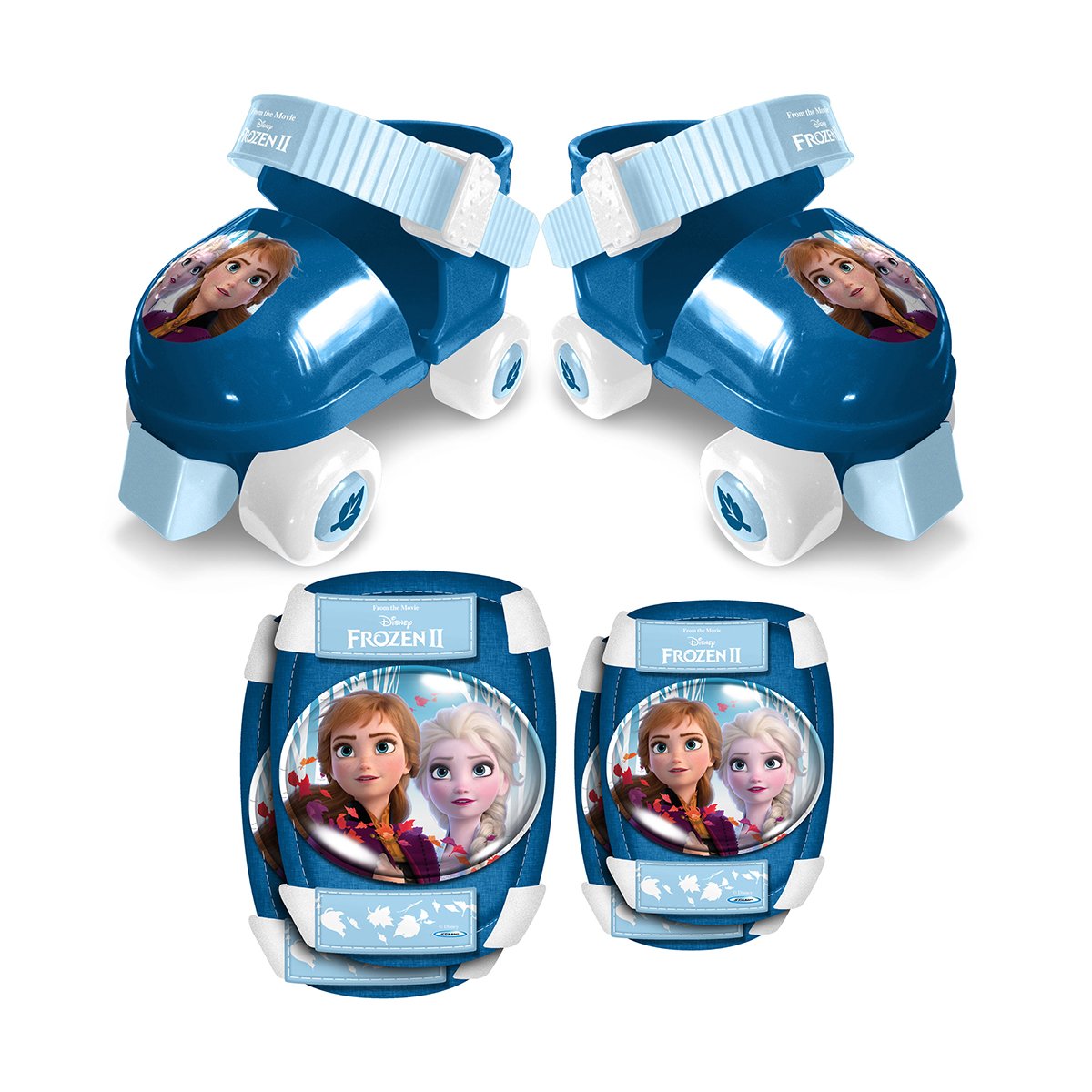 Set de protectie si patine cu rotile Disney Frozen 2, Marime 23 – 27 Disney Frozen 2