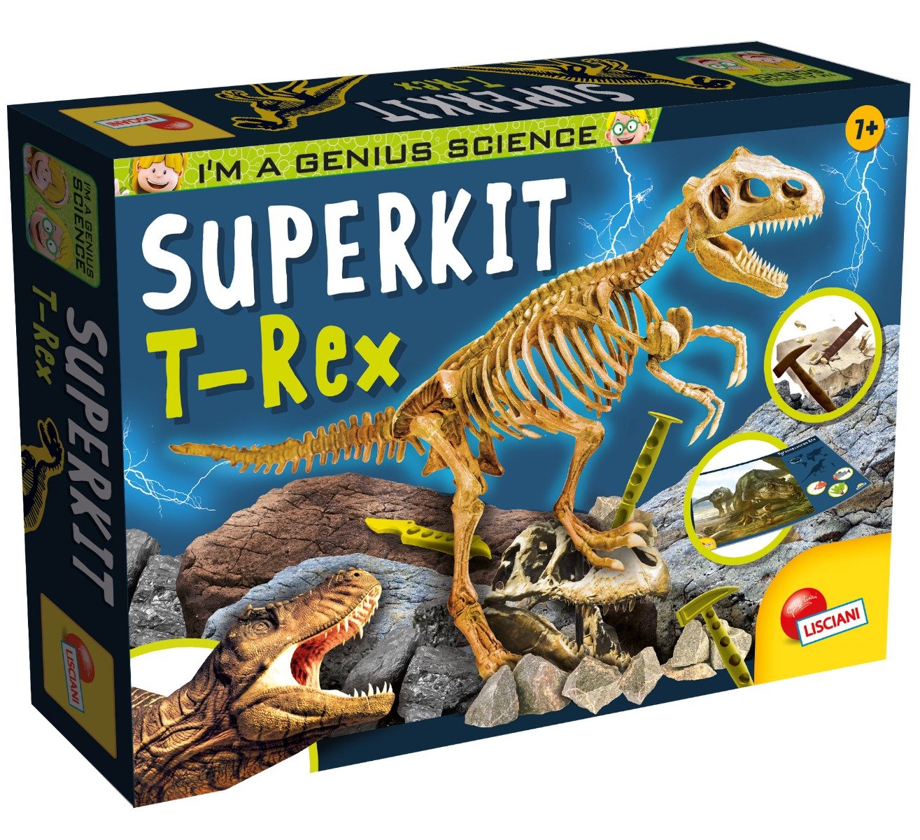 Set de stiinta, lisciani, t-rex superkit