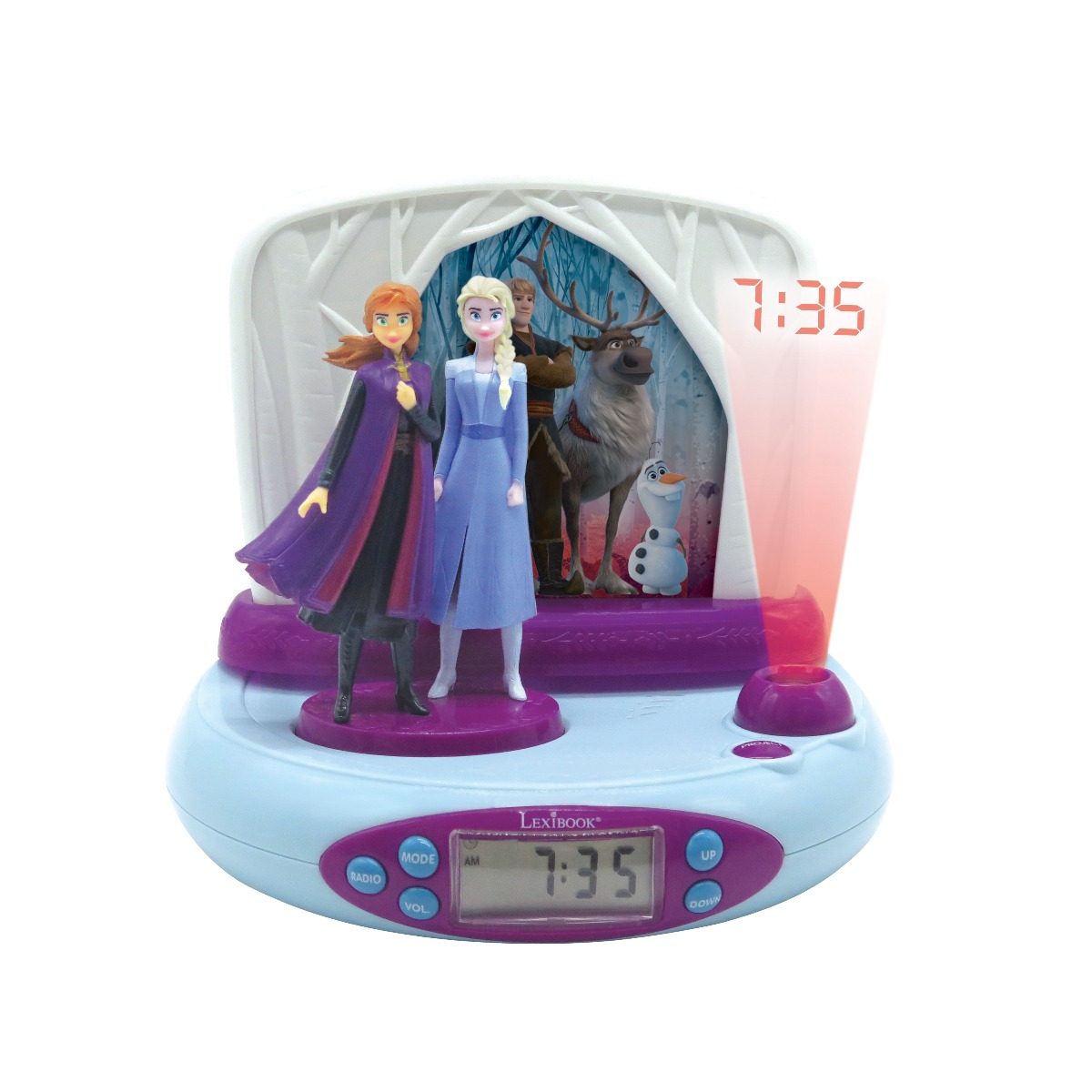 Ceas cu proiector disney frozen 2