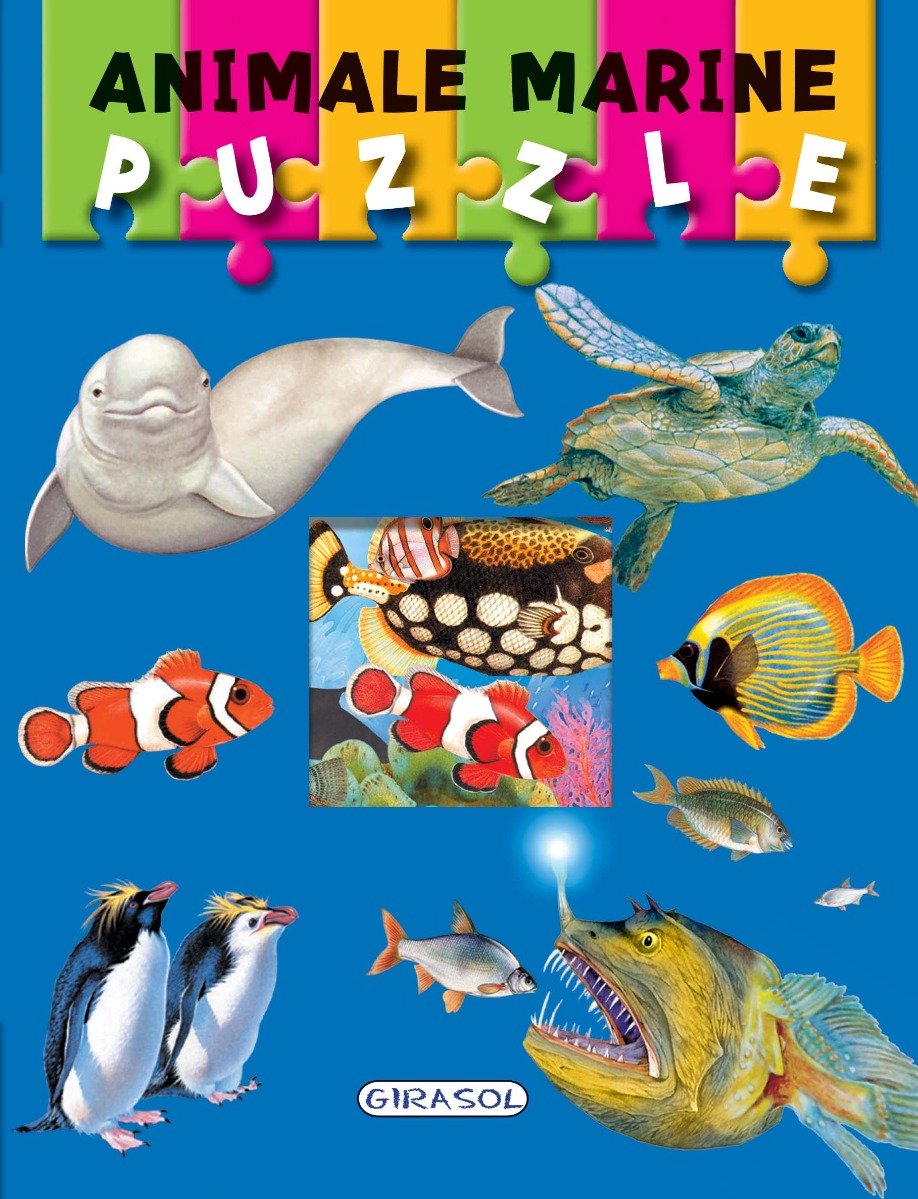 Carte puzzle girasol, animale marine