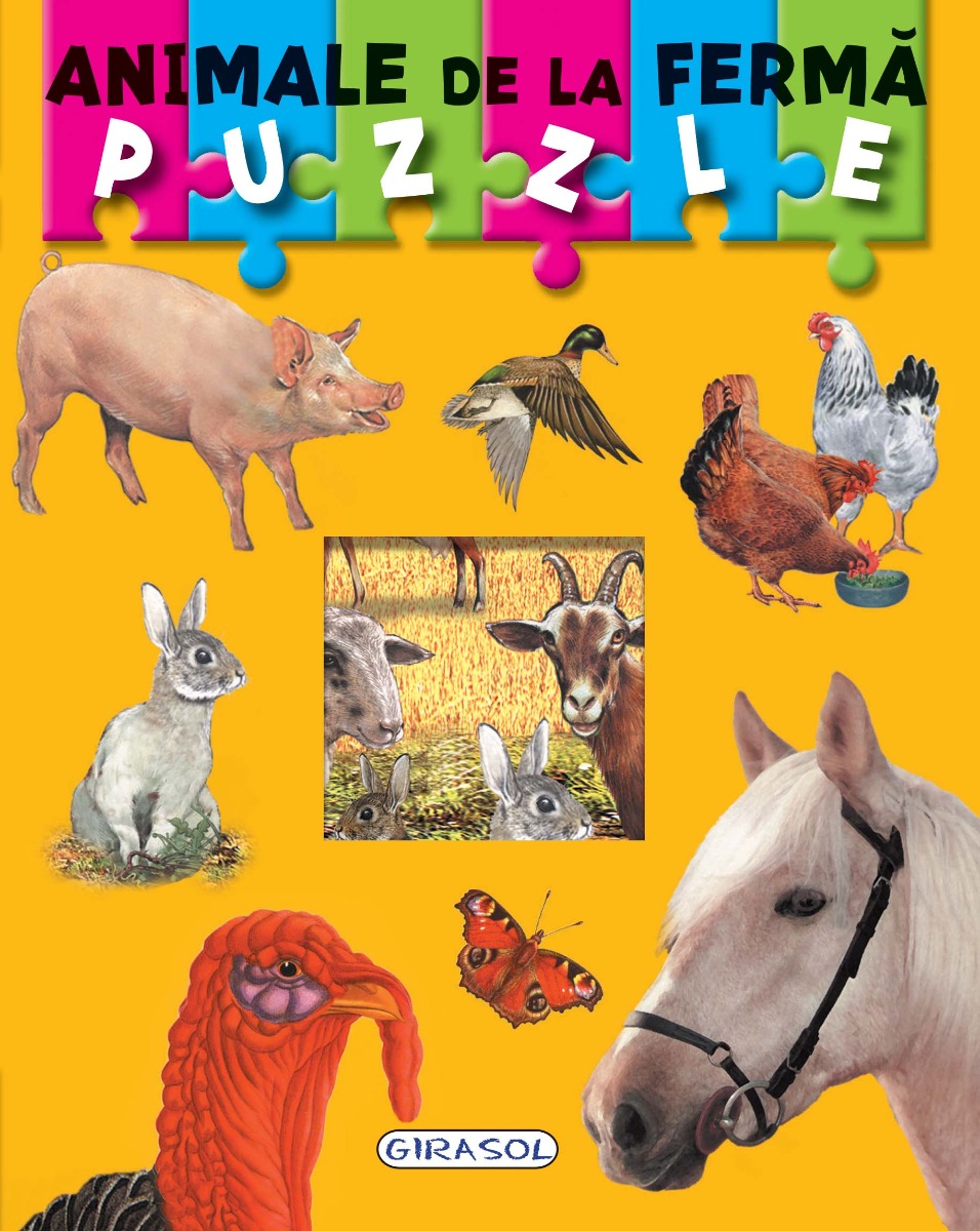 Carte Puzzle Girasol, Animale de la Ferma