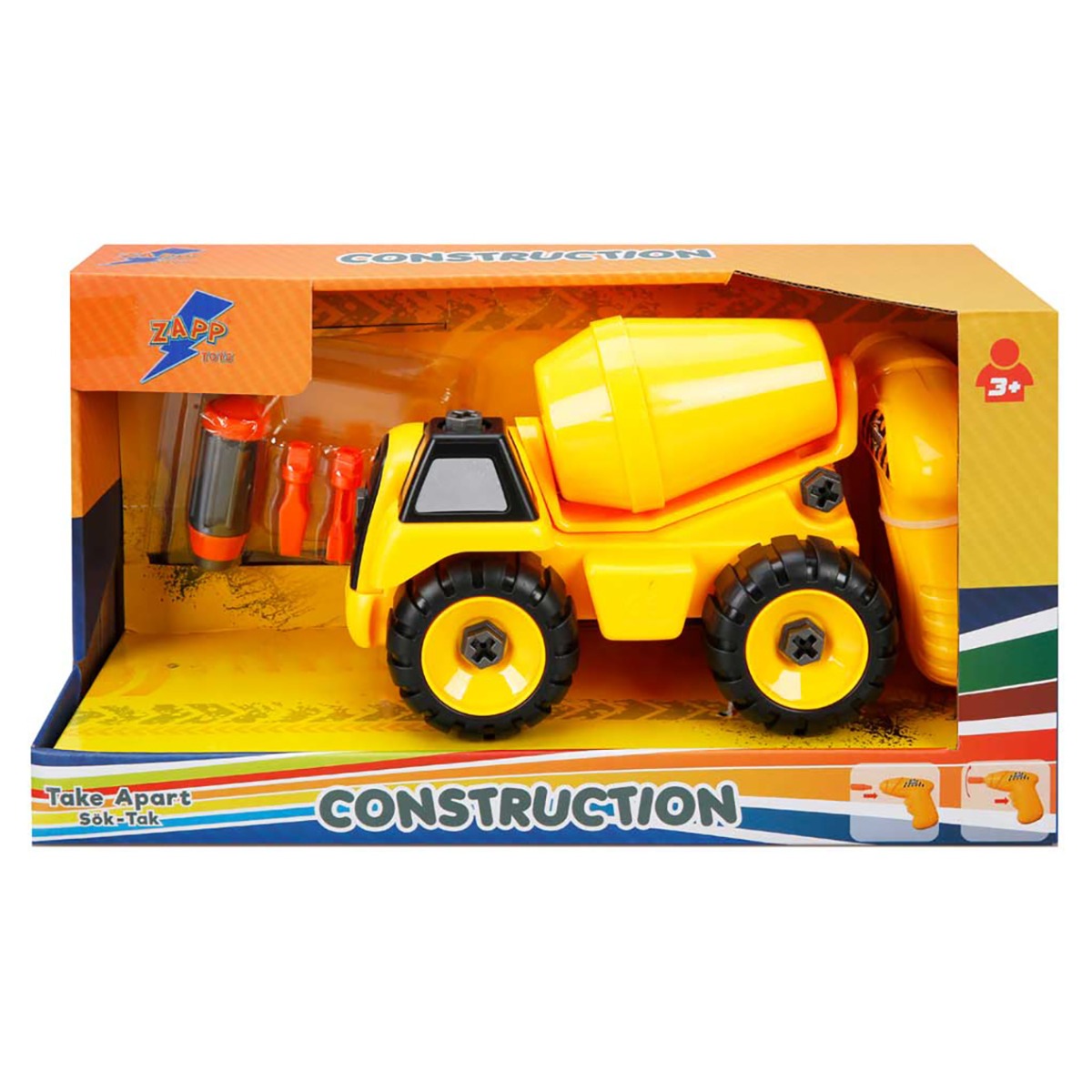 Vehicul de constructie, Zapp Toys, Betoniera Masinute 2023-09-21